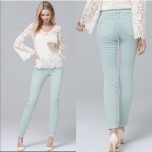 Mint Colored Skinny Jeans